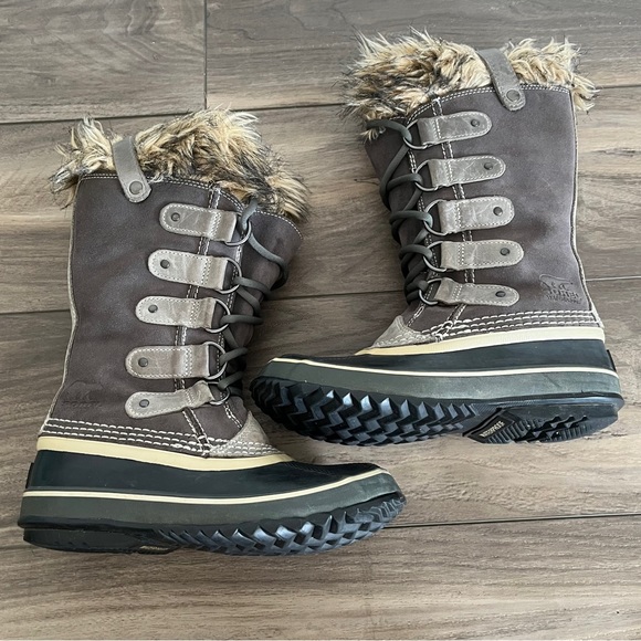 Sorel Joan Of Arctic Women’s Snow Boots Size 5, Waterproof Leather Boots - Picture 6 of 10
